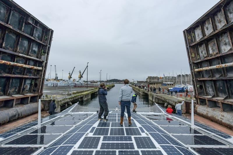 Departure of Energy Observer - Saint-Malo 2020 - photo © Amélie Conty / Energy Observer Productions