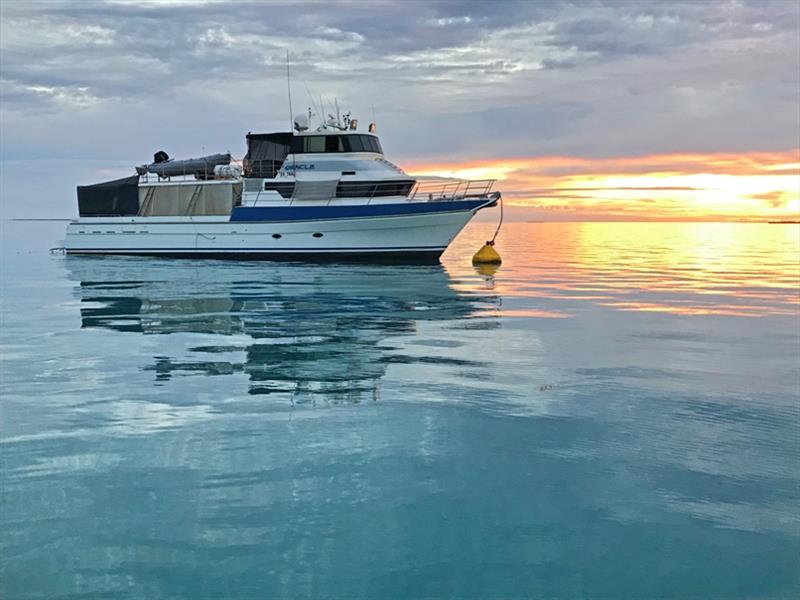 Oracle expedition vessel repower for the serious job of retirement off  Western Australia