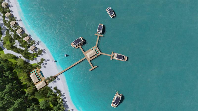 Silent Yachts solar powered resort with floating villas concept - photo © Silent Yachts