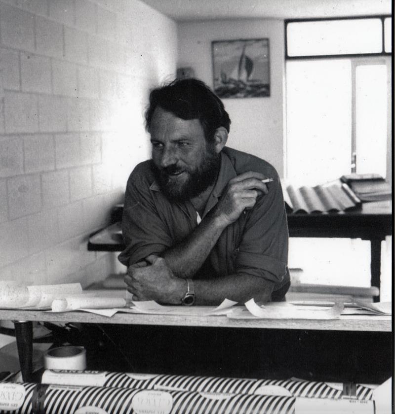John Spencer - one of New Zealand's top dinghy and keelboat designers - and original thinkers. - photo © Tait Collection