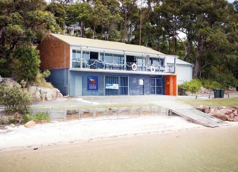 Bay Sailing Centre exterior photo copyright Mark Rothfield taken at Newcastle Cruising Yacht Club