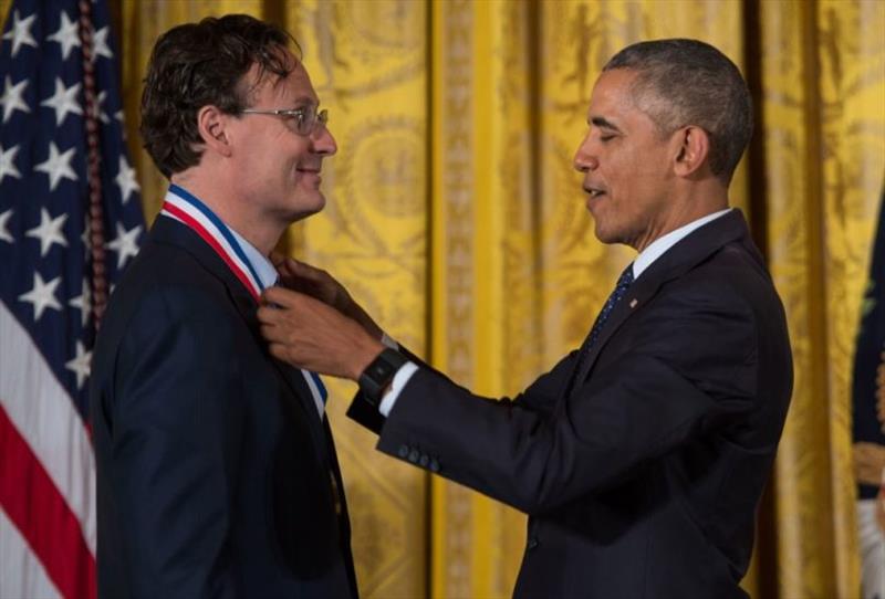 In 2016, President Obama awarded Dr Rothberg the National Medal of Technology and Innovation. The United States of America's highest honour for technical achievement and innovation photo copyright Amels/Damen Yachting taken at 