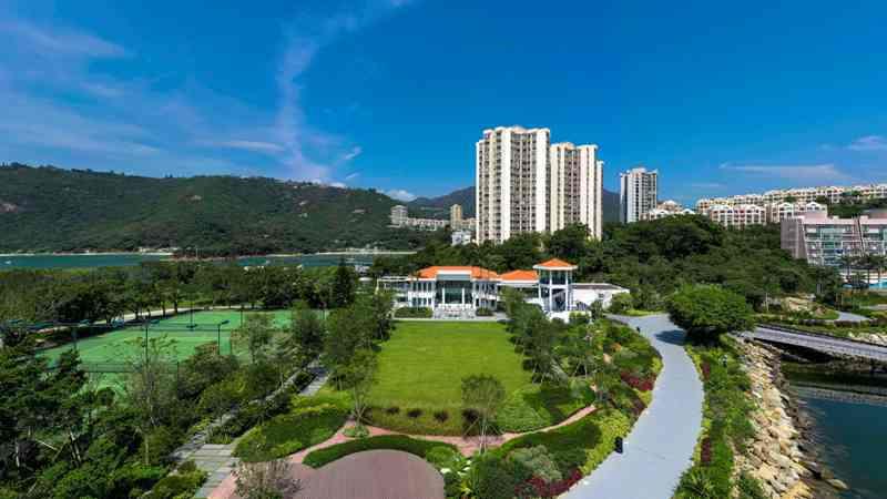 The LYC Clubhouse and the seaside lawn - photo © Lantau Yacht Club