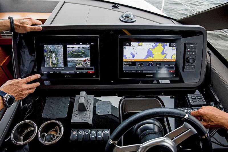 Volvo Penta Assisted Docking and Garmin Surround View Camera System come to life in Volvo Pentas glass cockpit photo copyright Volvo Penta taken at 