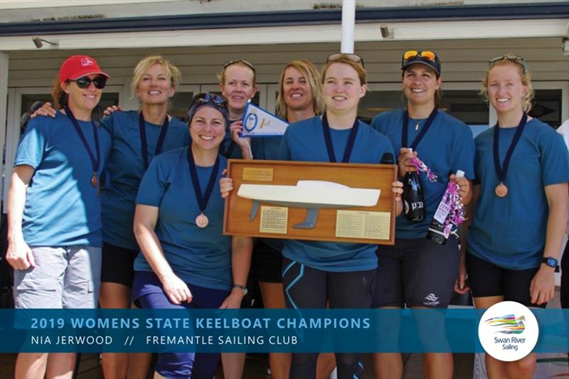 2019 Women's State Keelboat Champions - photo © Swan River Sailing