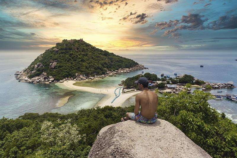 The views from an incredible hike on the island of Koh Pha Nang - photo © West Nautical