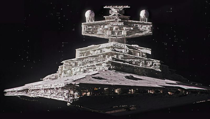 Imperial Star Destroyer - nothing more to add photo copyright Star Wars taken at 