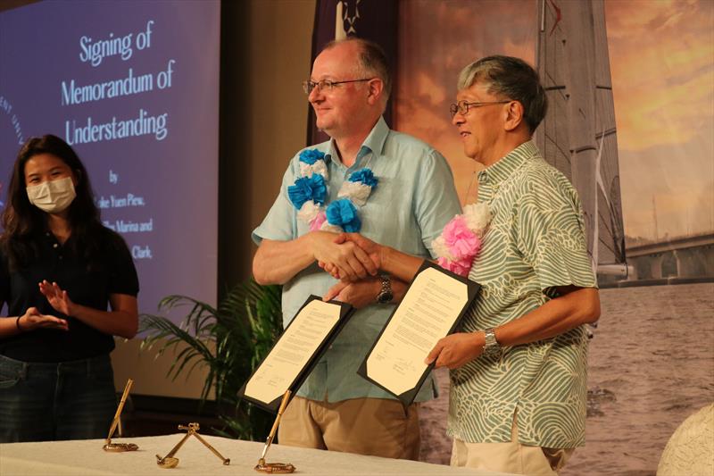 Signing of Memorandum of Understanding between Raffles Marina and SMU - 23rd SMU-RM Western Circuit Sailing Regatta - photo © Raffles Marina