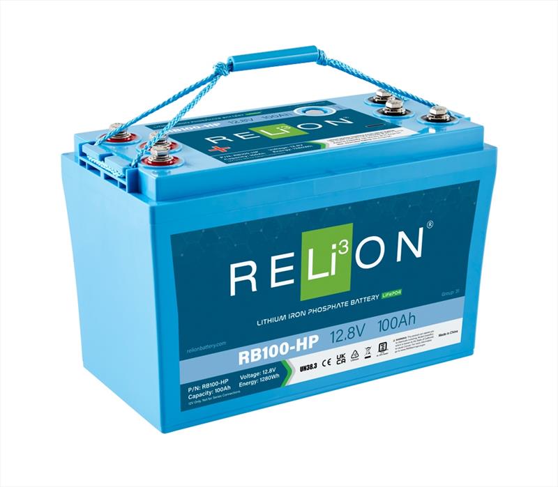 RB100-HP lithium starting battery photo copyright RELiON Battery taken at 