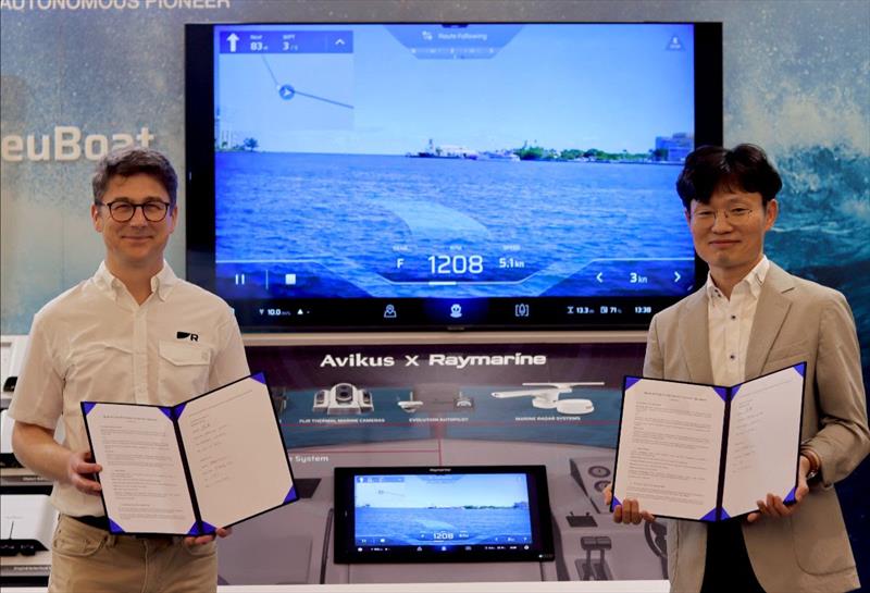 Exclusivity business partnership between Raymarine and Avikus sets the stage for market leading autonomous leisure boat systems - photo © Julia Stinneford