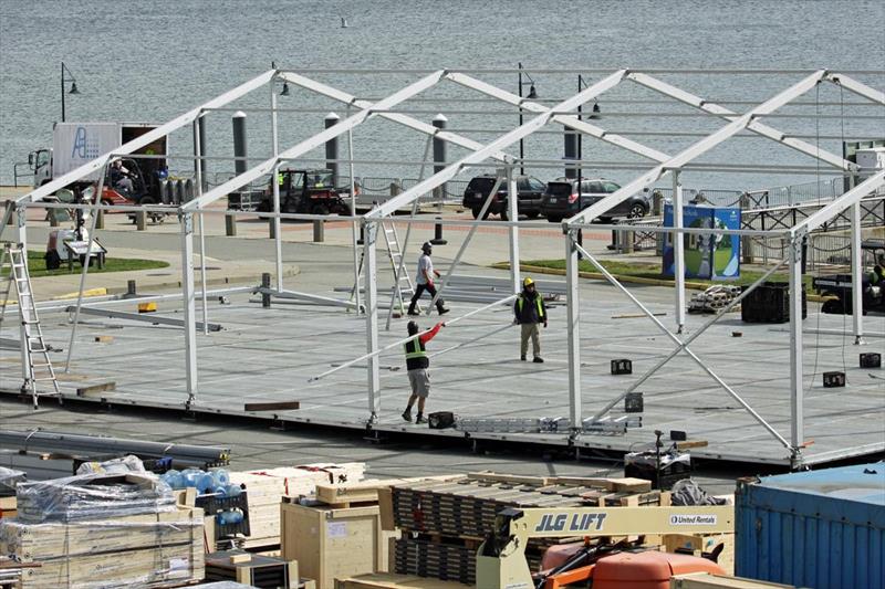 Ocean Live Park buildout underway at Fort Adams State Park - photo © Sail Newport