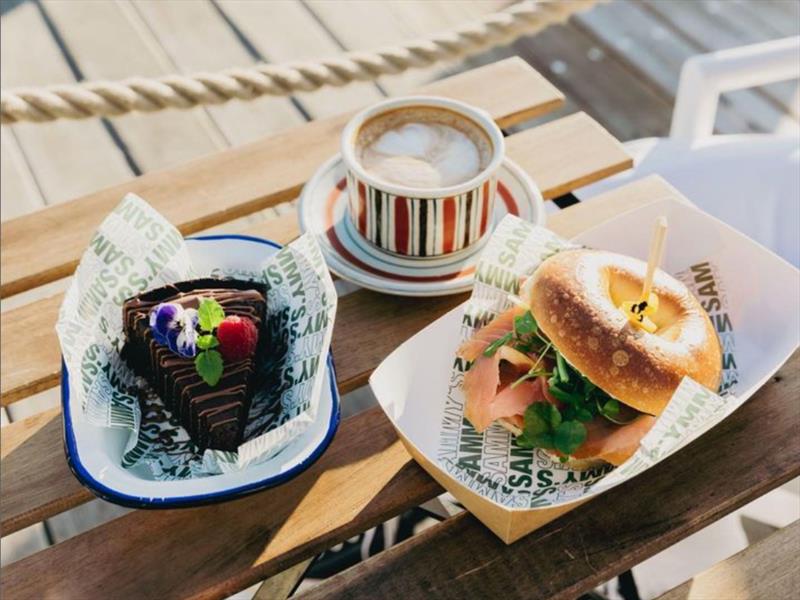 Sammy's café at Careel Bay, Pittwater - photo © eyachts.com.au