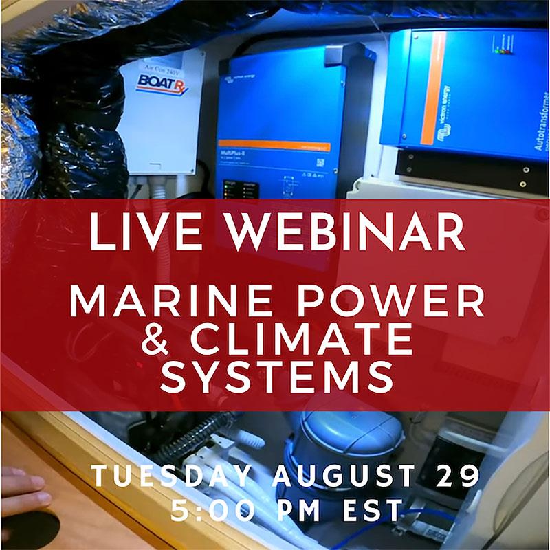 Marine Power and Climate Systems Webinar photo copyright Marina Neal taken at 