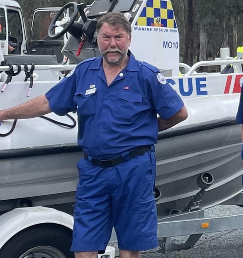 Marine Rescue Moama volunteer Beresford Ralph has been recognised for 10 years service to Marine Rescue NSW photo copyright Marine Rescue NSW taken at 