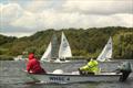 Brent Regatta 2024: A rare period of calm for the safety boats. Curtis Cronin & Marko Stepanov © Joy Walter, Welsh Harp Sailing Club