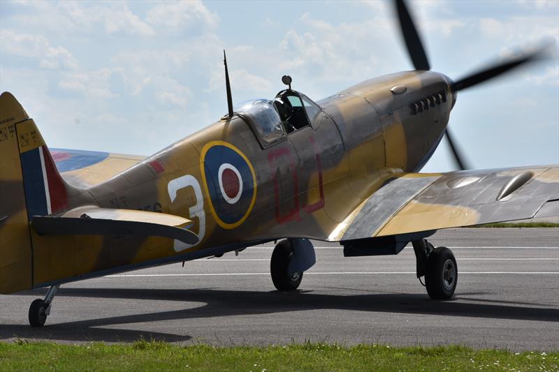 Historic RAF Spitfire flypast scheduled for the International Paint Poole Regatta 2024 photo copyright Ian Roman / Crown Copyright taken at 