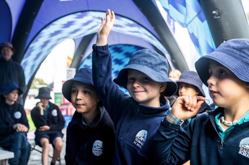 Protect Our Future schools programme photo copyright Emirates Great Britain SailGP Team taken at 