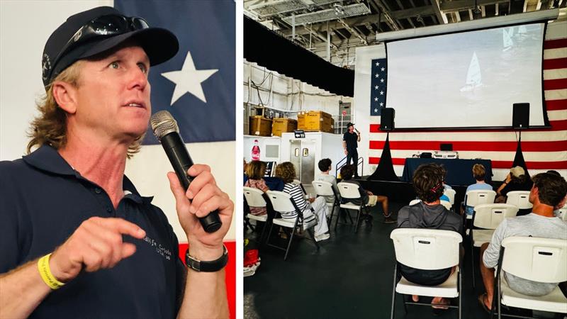 Rolex Yachtsman of the Year 2023 nominee Steve Hunt shares his knowledge and passion for the sport of sailing during the Pro-Am session at Charleston Race Week 2024 photo copyright Joy Dunigan / CRW 2024 taken at Charleston Yacht Club