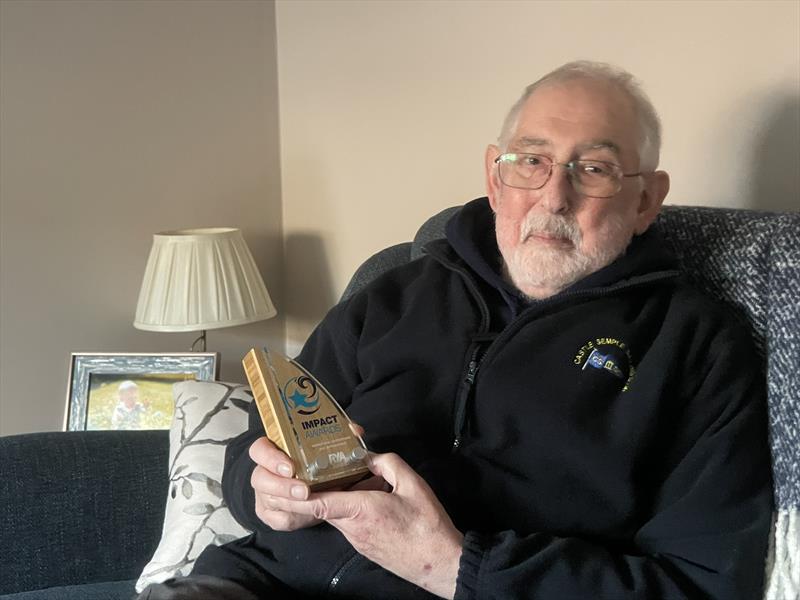 Alan Falconer of Castle Semple Sailing Club in Lochwinnoch has been awarded an RYA Scotland Impact Award photo copyright RYA Scotland taken at Castle Semple Sailing Club