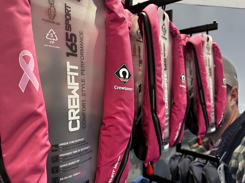 Crewsaver Breastcancer awareness lifejacket photo copyright Crewsaver taken at 