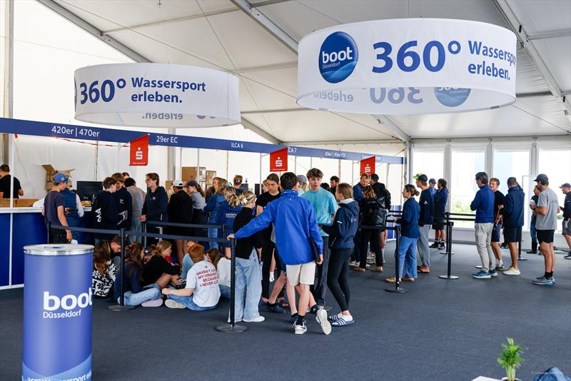 Busy check-in on the day before Kiel Week - photo © Christian Beeck