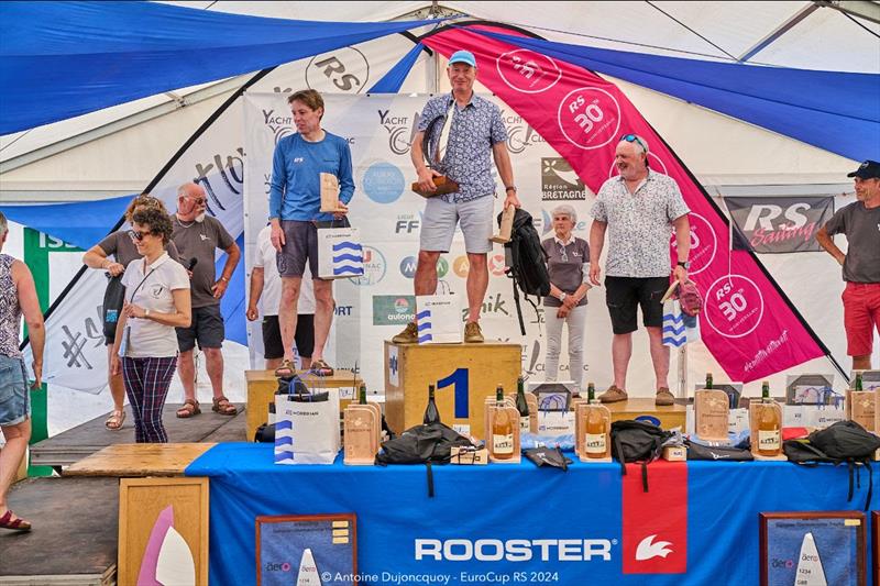 RS Aero Europeans and RS Eurocup podium photo copyright Antoine Dujoncquoy taken at Yacht Club de Carnac