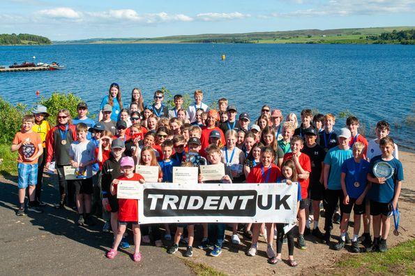 NEYYSA North Junior Championships - Prizewinners at DRSC photo copyright Dave Woods taken at Derwent Reservoir Sailing Club