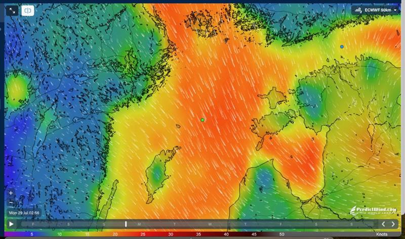 Weather forecasters are predicting record breaking conditions - photo © PredictWind