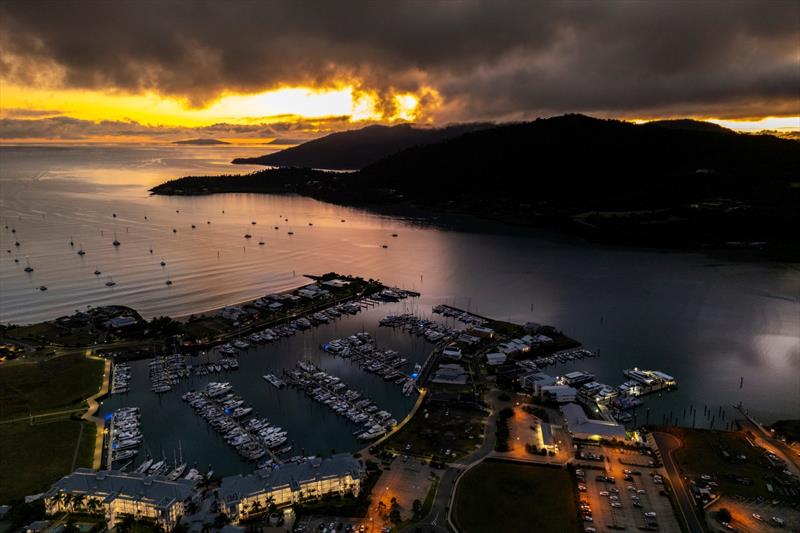 A view of sunrise through event on water photographer Andrea Francolini's lens - 2024 Ocean Dynamics and Mount Gay Airlie Beach Race Week photo copyright Andrea Francolini / ABRW taken at Whitsunday Sailing Club