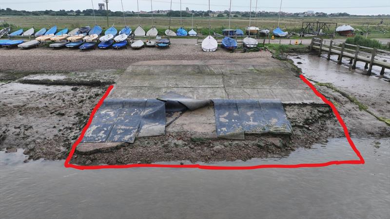 Southwold Sailing Club is fundraising to replace the dinghy launching slip on the River Blyth  photo copyright Jonathan Sapsford Photography taken at Southwold Sailing Club