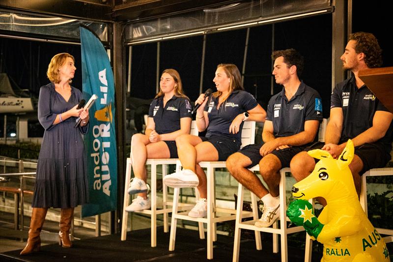 Olivia Price and panel ay CYCA farewell photo copyright Nic Douglass for @sailorgirlHQ taken at Cruising Yacht Club of Australia