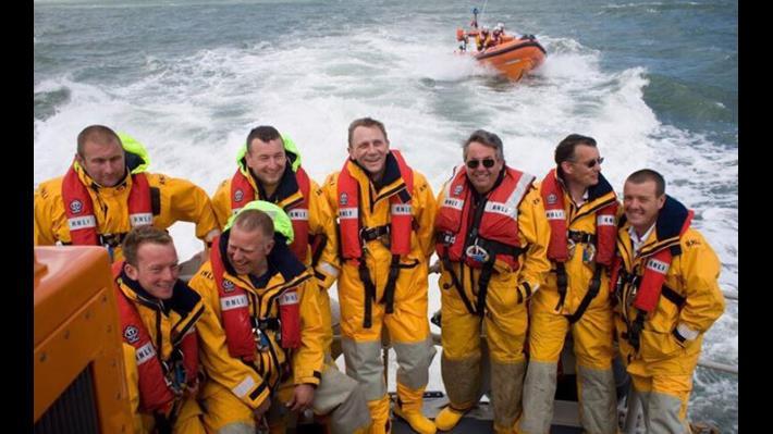 Daniel Craig with Ramsgate RNLI - photo © RNLI / Triumph