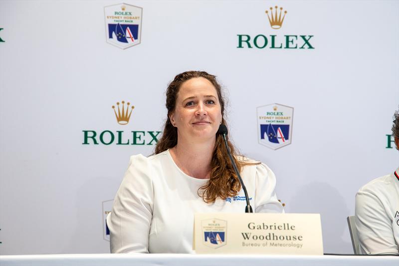 Gabrielle Woodhouse from the Bureau of Meteorology - Rolex Sydney Hobart Yacht Race - photo © RSHYR | Ashley Dart