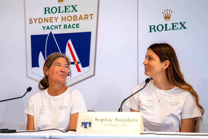 Annette Hesselmans and Sophie Snijders (mother and daughter) - photo © RSHYR / Ashley Dart