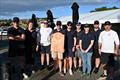 David Calvert (centre) with the crew from Intrigue - 21st Banjo's Shoreline Crown Series Bellerive Regatta © Shane Rollins