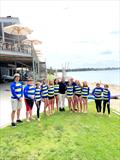 L-R David White, Sailing Academy Manager, Lou Pascuzzi (centre) and Scott Llewelynwith Sorrento Primary © Sorrento Sailing Couta Boat Club