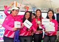 1st place and a trophy at the Hong Kong Open Ladies'/Girls' Champs Regatta 2025 © HHYC