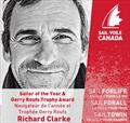 Richard Clarke from British Columbia named Sail Canada's 2025 Sailor of the Year &copy; Sail Canada