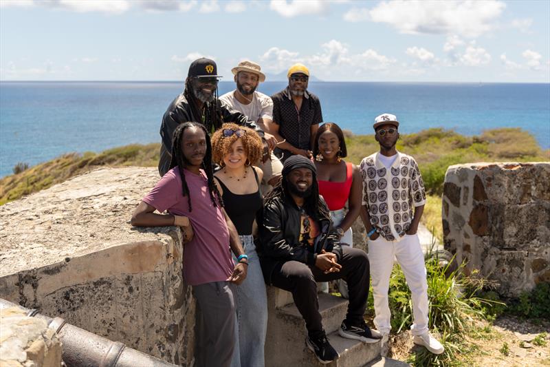 45th St. Maarten Heineken Regatta Day 4: The Wailers headed up to Fort Amsterdam for an impressive view of the Regatta racing fleet before performing for the crowd later that night photo copyright Digital Island taken at Sint Maarten Yacht Club