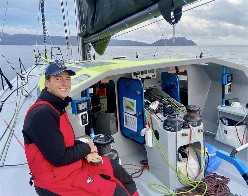 Stan Schouten in Schouten Passage on return from 2023 Hobart on Titelspace Yeah Baby - photo © Titlespace Yeah Baby