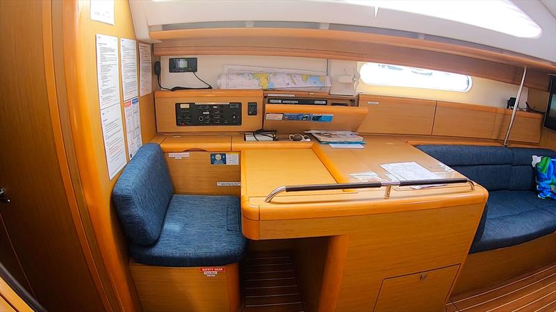 A well set up nav station makes for a better, safer liveaboard life - photo © Boyd Jackson