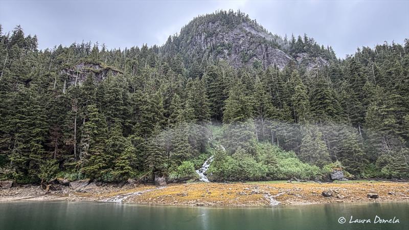 Waterfall in Takatz near Airship's spot at anchor - photo © Laura Domela