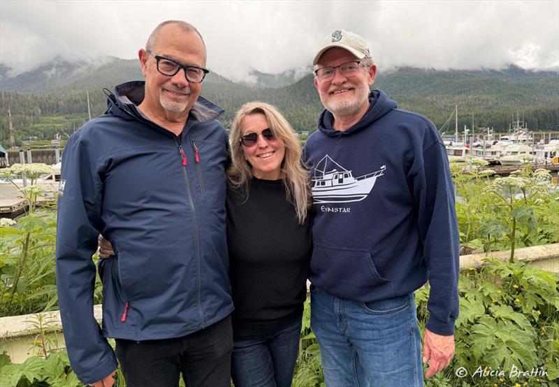 Alicia snapped this photo of Kevin and I with Gregg - photo © Alicia Brattin
