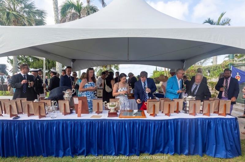 Prize giving at Governors Mansion Newport Bermuda Race - photo © Daniel Forster