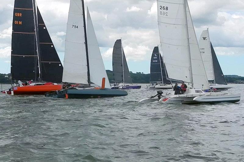 Day 1 - MOCRA National Championships at Royal Victoria YC and Bembridge SC photo copyright Mike Samuelson taken at Royal Victoria Yacht Club, England and featuring the MOCRA class