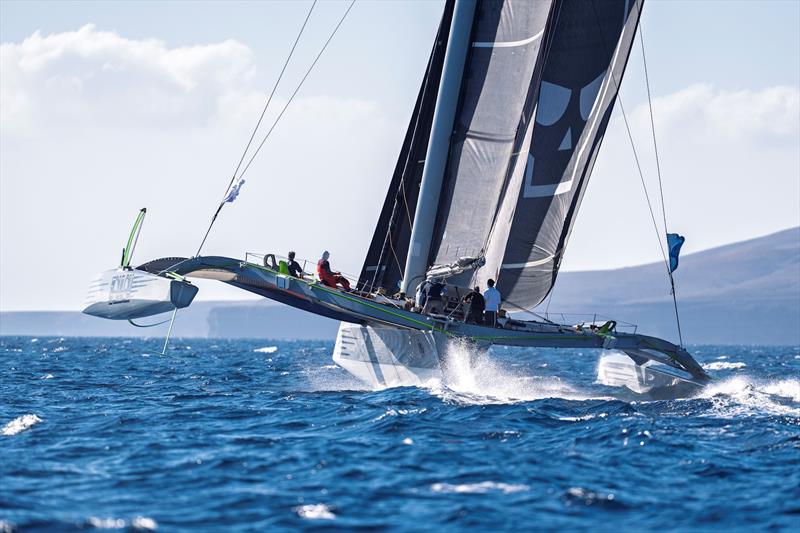 Erik Maris' MOD70 Zoulou starts the 2026 RORC Transatlantic Race - photo © James Mitchell