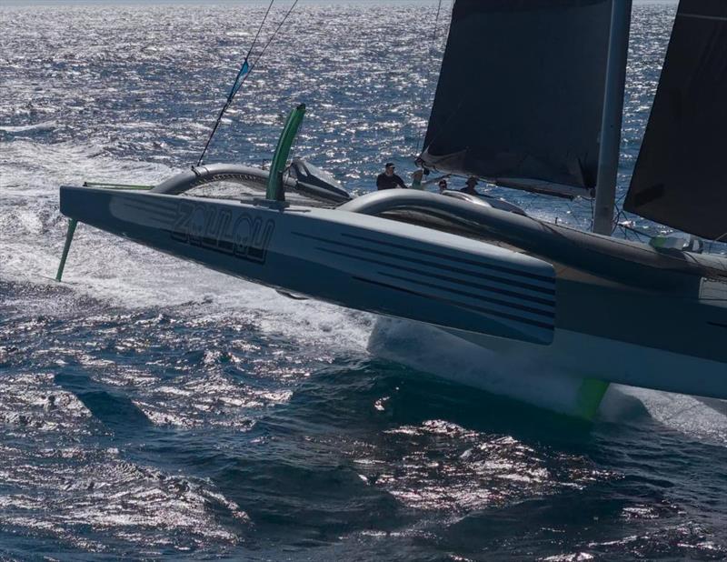 Erik Maris' MOD70 Zoulou - 2026 RORC Transatlantic Race - photo © @roddyacqua