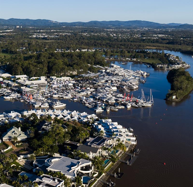 Aerial view of SCIBS 2026 - photo © The Yacht Sales Co.