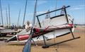 Graeme Oliver boat rigging - ACO 13th MUSTO Skiff World Championship 2024, Weymouth and Portland © Michael Oliver