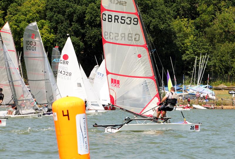 Medway Regatta 2018 photo copyright Nick Champion / www.championmarinephotography.co.uk taken at Wilsonian Sailing Club and featuring the Musto Skiff class